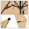 California Umbrella 9' Black Aluminum Market Patio Umbrella, Sunbrella Antique Beige 194061335284 - alternate 3